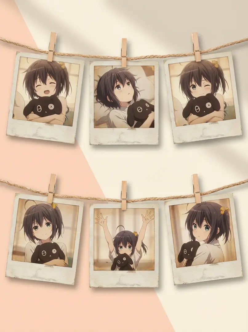 Vintage polaroid gallery still